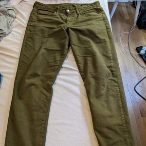 Bonobos Travel Jeans 34x34 athletic fit olive